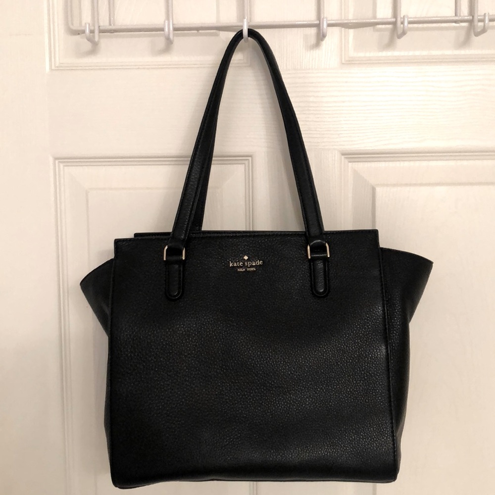 Kate Spade black leather purse
